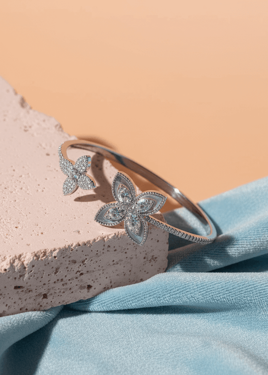 Embrace Floral Bracelet + Ring Set