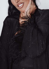 Compleu lycra cristale Bling Miray - set 3 piese elegant Sia House Sia House pentru femei elegante