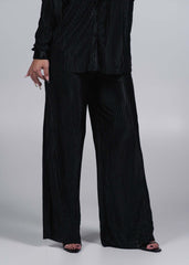 Compleu Allure satinat plisat 2 piese Sia House pentru femei elegante