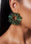 Cercei Gloria cu cristale verzi - Sia House Sia House pentru femei elegante