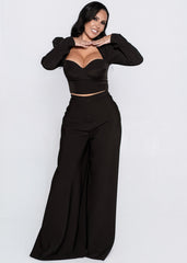 SIA Set Aura – Top Aura + Wide Pants