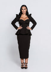 SIA Sculpt Midi Skirt