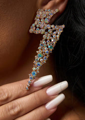 Cercei Carisa - Eleganță aurie cu cristale multicolore Sia House pentru femei elegante