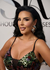 Cercei Leyla din metal argintiu - Sia House Sia House pentru femei elegante