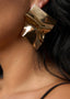 Cercei Ava din metal auriu - Sia House Sia House pentru femei elegante