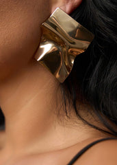 Cercei Ava din metal auriu - Sia House Sia House pentru femei elegante