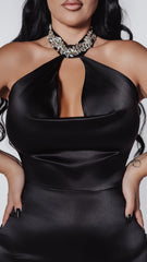 Bling Enchant long silk jewel dress