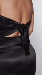 Bling Enchant long silk jewel dress