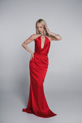 Bling Enchant long silk jewel dress