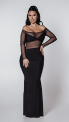 Bling Goddess crystal lycra dress