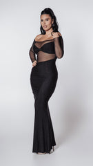 Bling Goddess crystal lycra dress