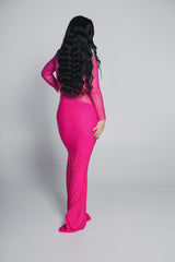 Bling Goddess crystal lycra dress