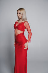 Bling Goddess crystal lycra dress