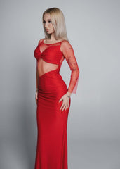 Bling Goddess crystal lycra dress