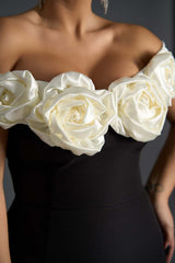 Blush Affair - Rochie lungă tip sirenă off-shoulder Sia House Sia House pentru femei elegante