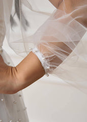 Rochie Teresa din tull cu perle - Sia House Of Dresses Sia House pentru femei elegante