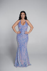 Bling Siren - Rochie sirenă cu paiete multicolore Sia House