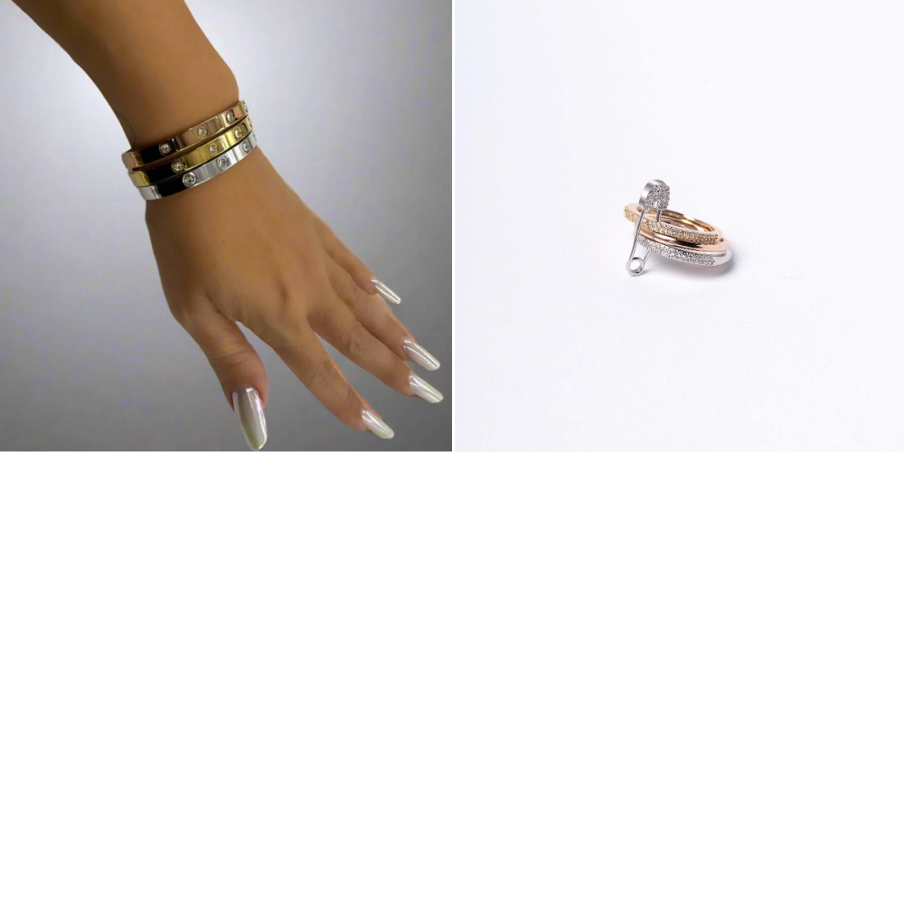 Bratari Trinity Luxe + Inel Pin Me 15%