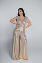 Bling Estera Illusion Metallic Jumpsuit