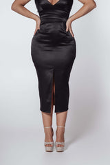 Bling Seduction taffeta tapered dress