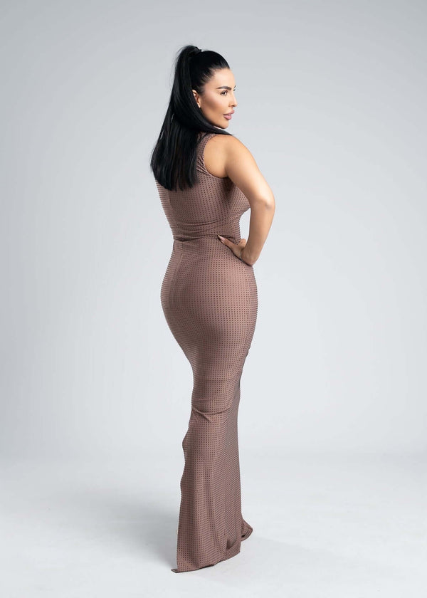Rochie lycra cu cristale - SAFFA