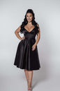 Bling Grace taffeta midi dress