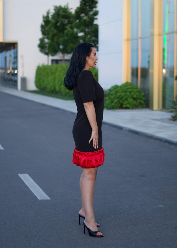 Lady – Rochie elegantă cu detaliu din tafta