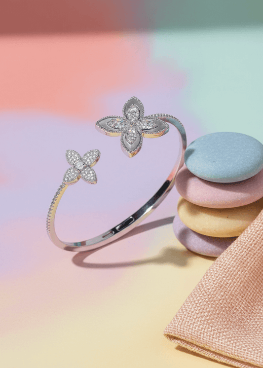 Embrace Floral Bracelet + Ring Set