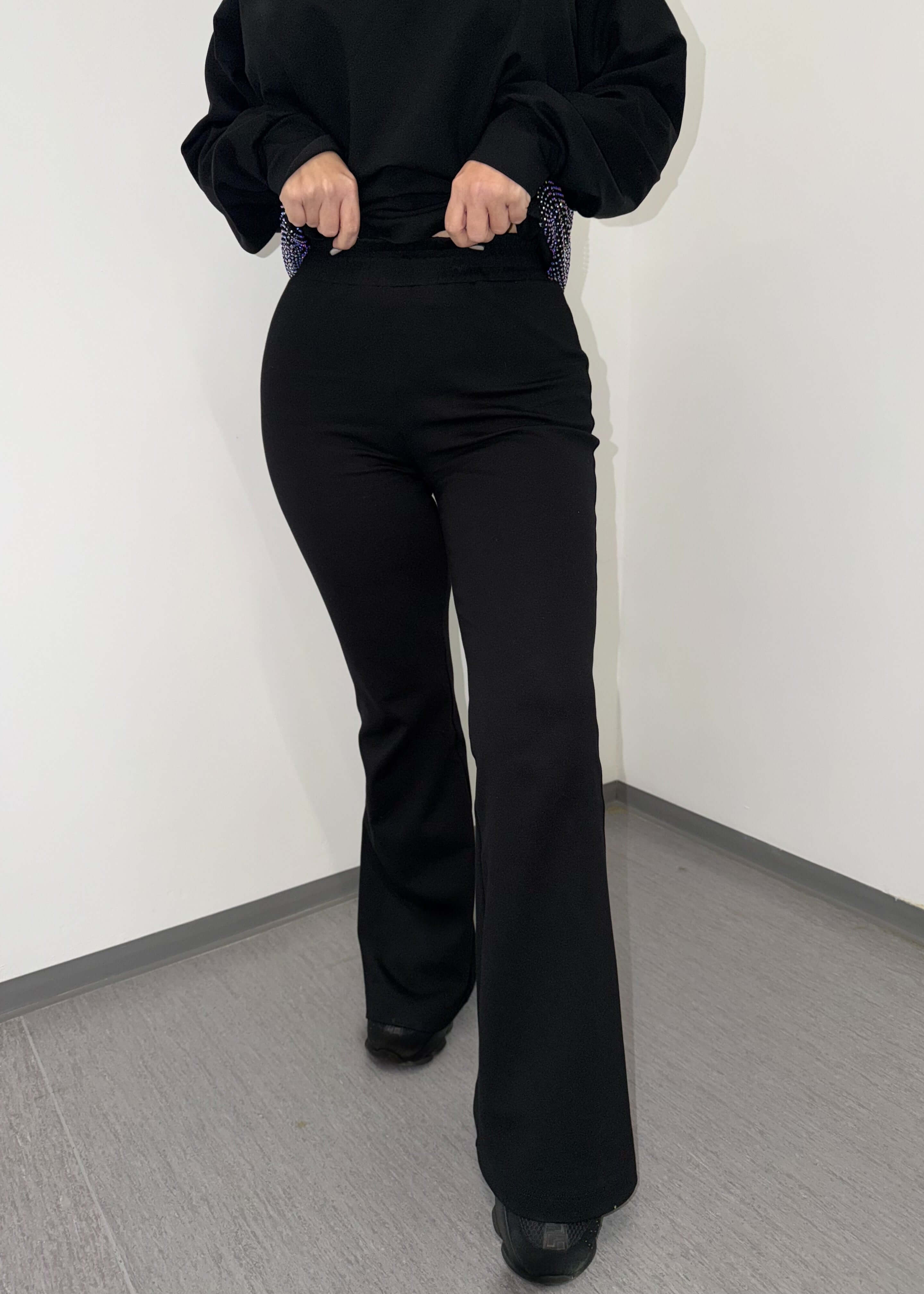 Pantaloni tip trening cu croi evazat - "FLARE" pants Secondary image