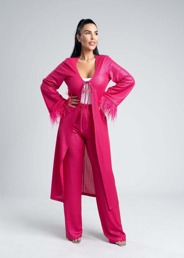 Costum 2 piese material lurex - SANDRA