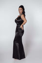 Bling Enchant long silk jewel dress