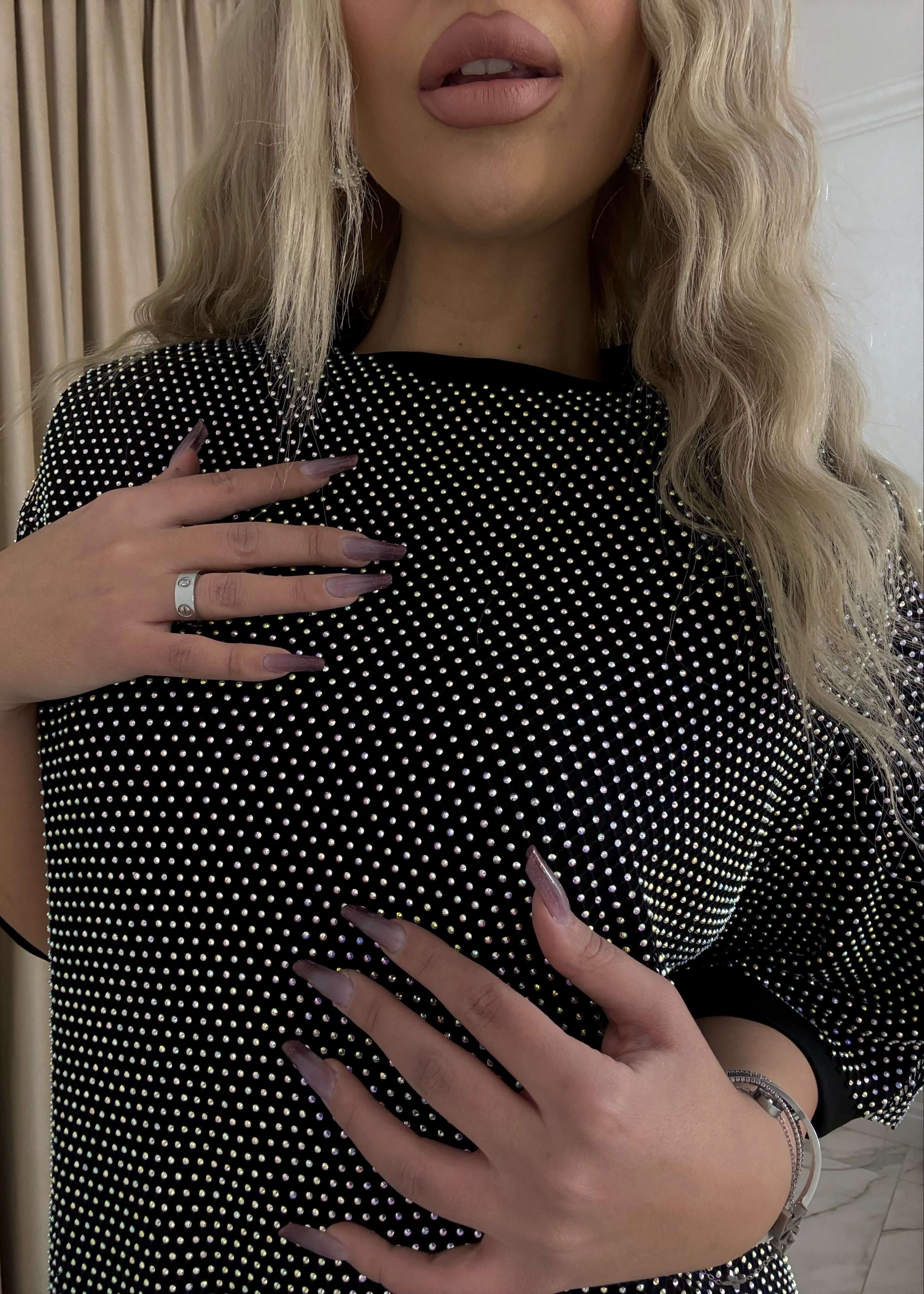 Dual luxury oversized tricou + plasa - "SCLIFO" tee Secondary image