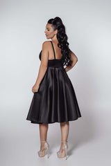 Bling Grace taffeta midi dress