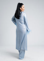 Costum 2 piese material lurex - SANDRA