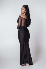 Bling Goddess crystal lycra dress