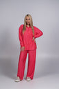 Compleu Allure satinat plisat 2 piese