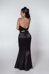 Bling Enchant long silk jewel dress