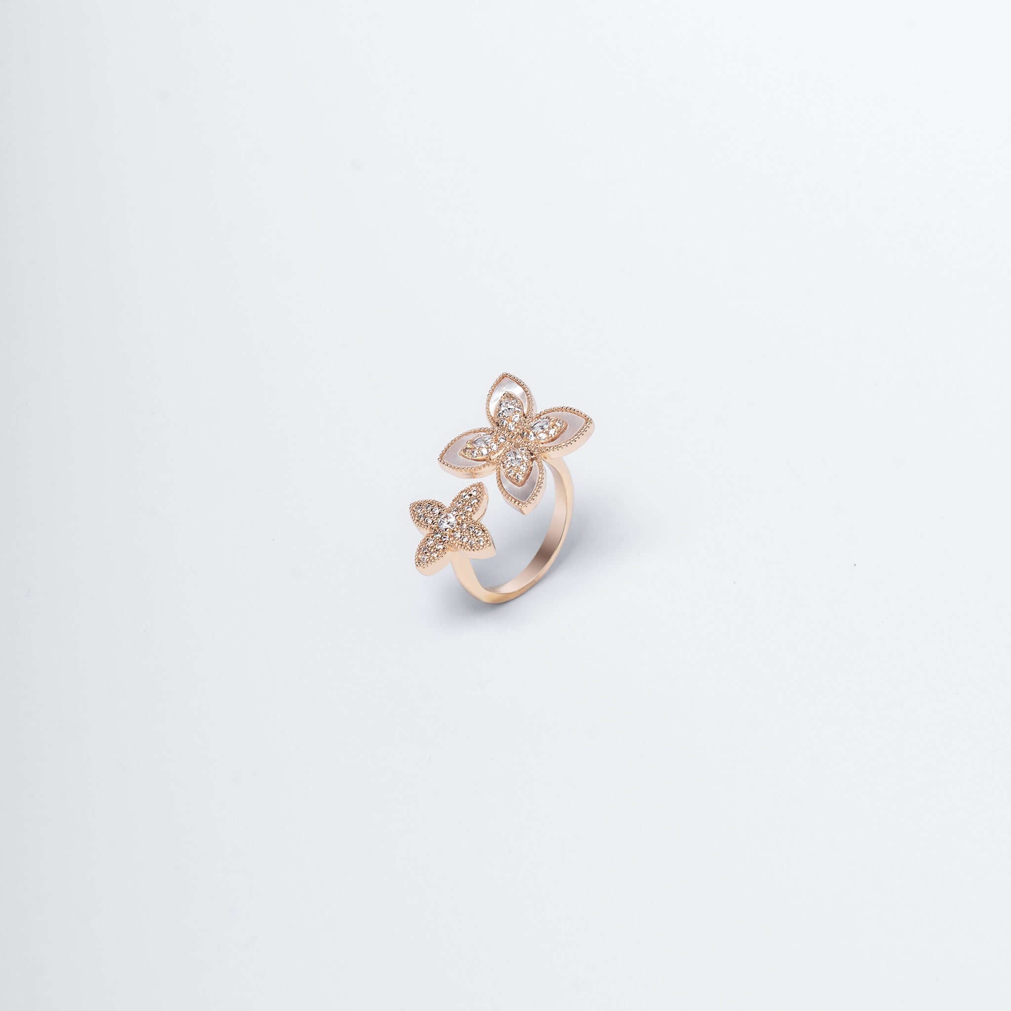 Embrace Floral Bracelet + Ring Set