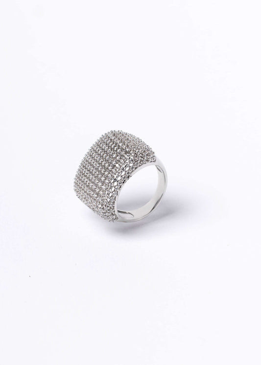 Glam Crush Silver Ring