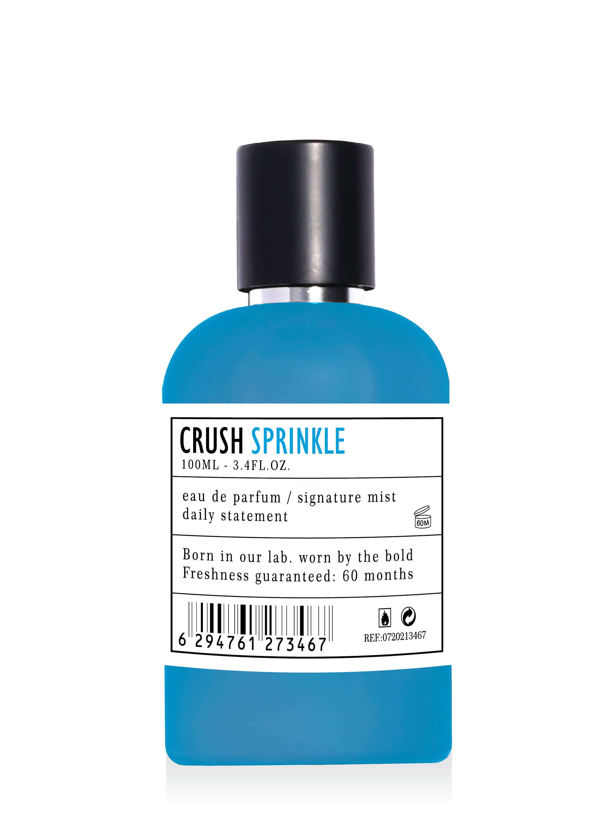 Sticlă de parfum CRUSH SPRINKLE, 100ml, precomandă exclusivă, preț special 99 lei, economisești 100 lei, livrare începând cu 15.