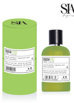 Apa de Parfum CRUSH FIZZ 100ml, parfum efervescent pentru femei, sticlă verde cu ambalaj cilindric elegant