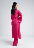 Costum 2 piese material lurex - SANDRA