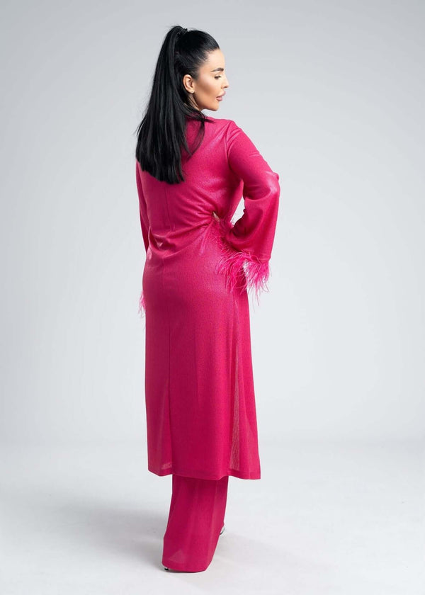 Costum 2 piese material lurex - SANDRA