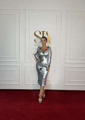 Eclipse Desire - Rochie midi elegantă cu paiete reversibile Sia House Sia House pentru femei elegante