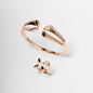 "Lily Grace" Jewelry Set – Bracelet &amp; Ring | Silver &amp; Gold
