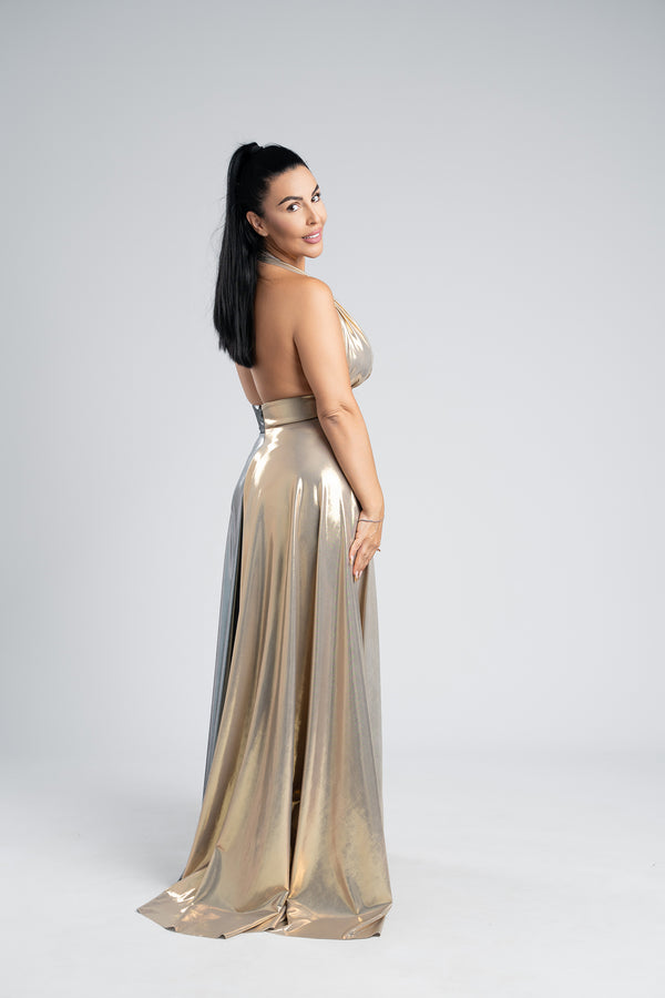 Rochie lunga bicolora - Duality