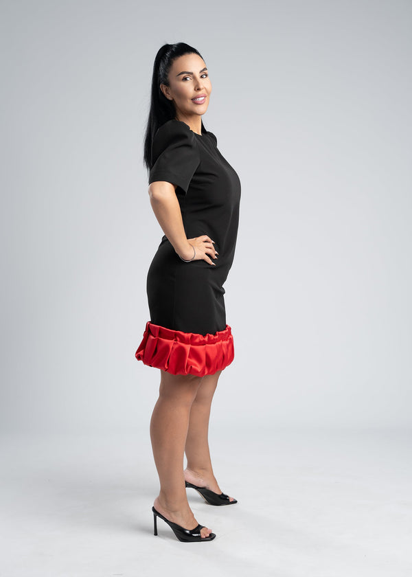 Lady – Rochie elegantă cu detaliu din tafta