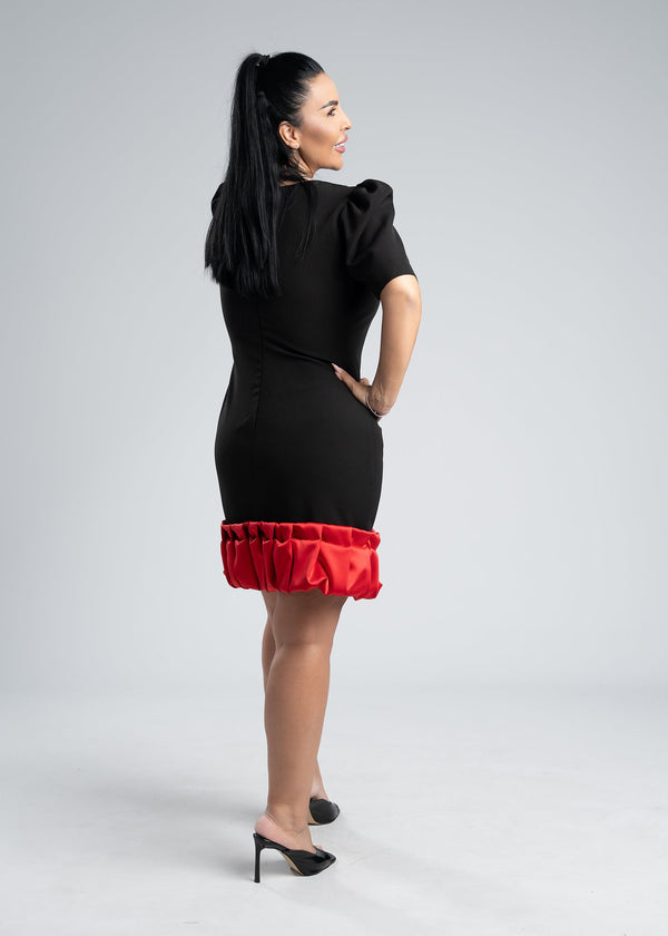 Lady – Rochie elegantă cu detaliu din tafta