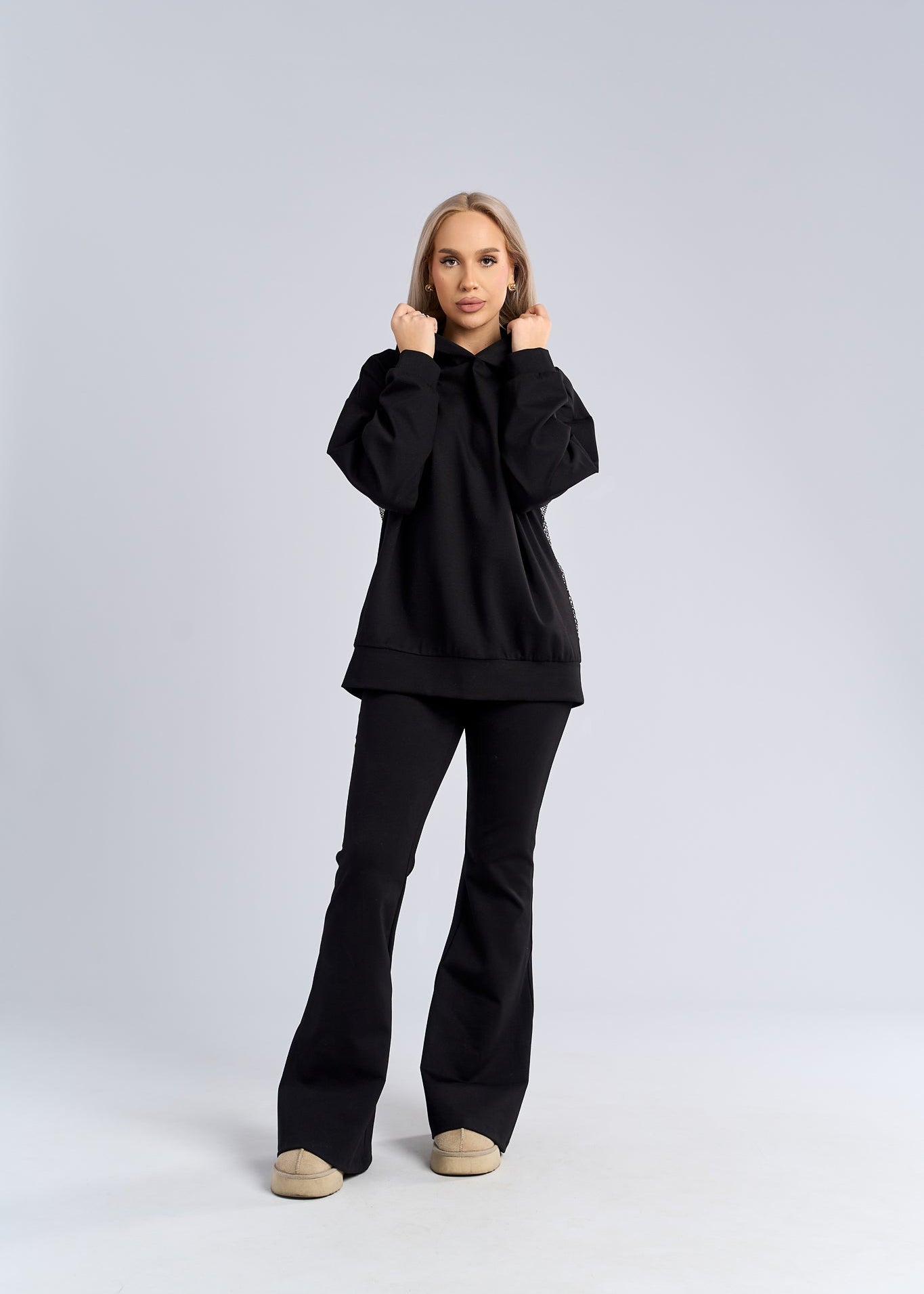 Hanorac cu spate strălucitor, plasa - "MAGIC" hoodie