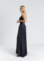 rochie din voal si dantela cu aplicatii, rochie elegantă neagră, model SCARLET desire dress
